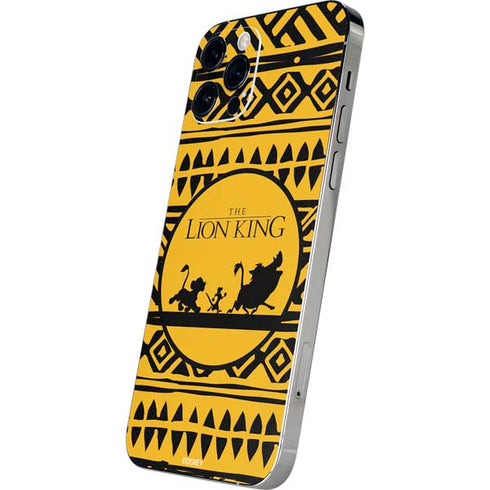 Disney The Lion King Simba Timon and Pumba Tribal Print iPhone 12 Pro Skin
