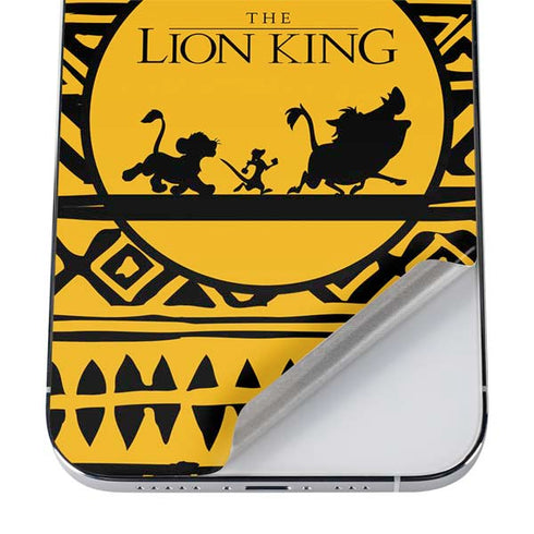 Disney The Lion King Simba Timon and Pumba Tribal Print iPhone 12 Pro Skin