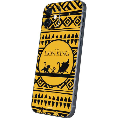 Disney The Lion King Simba Timon and Pumba Tribal Print iPhone 12 Skin
