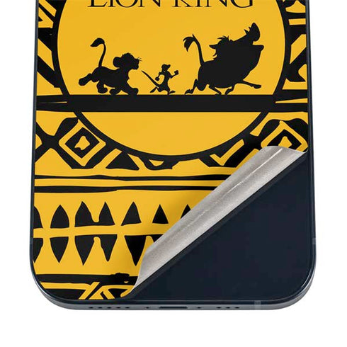 Disney The Lion King Simba Timon and Pumba Tribal Print iPhone 12 Skin