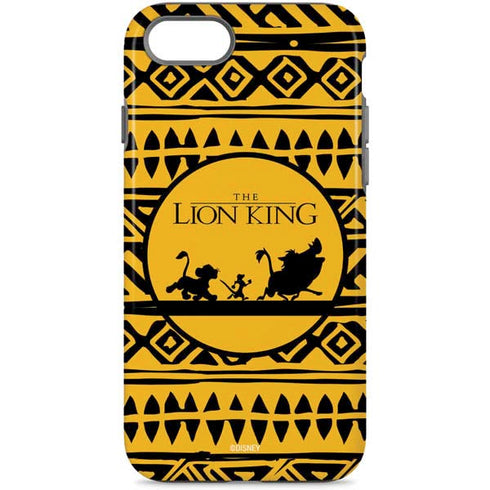 Disney The Lion King Simba Timon and Pumba Tribal Print iPhone 8 Pro Case