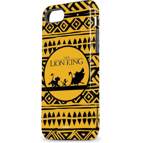 Disney The Lion King Simba Timon and Pumba Tribal Print iPhone 8 Pro Case