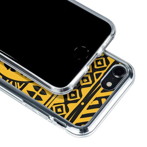 Disney The Lion King Simba Timon and Pumba Tribal Print iPhone SE (2nd & 3rd Gen) Clear Case