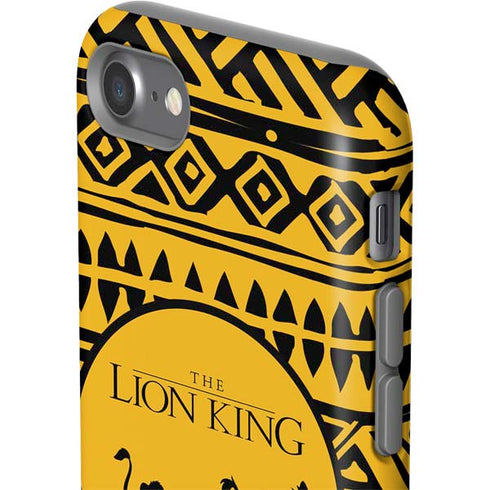 Disney The Lion King Simba Timon and Pumba Tribal Print iPhone SE (2nd & 3rd Gen) Pro Case