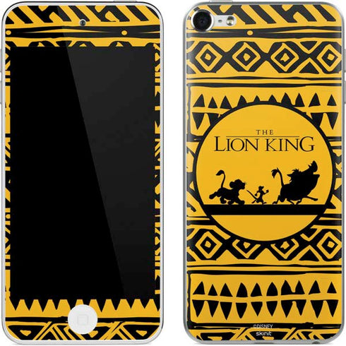 Disney The Lion King Simba Timon and Pumba Tribal Print Apple iPod Skin