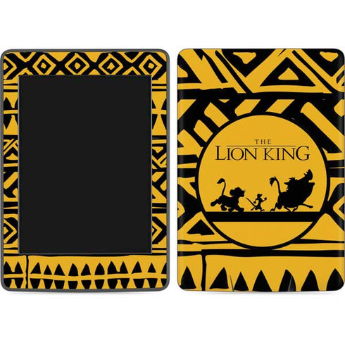 Disney The Lion King Simba Timon and Pumba Tribal Print Amazon Kindle Skin