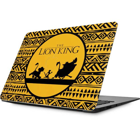 Disney The Lion King Simba Timon and Pumba Tribal Print Apple MacBook Skin
