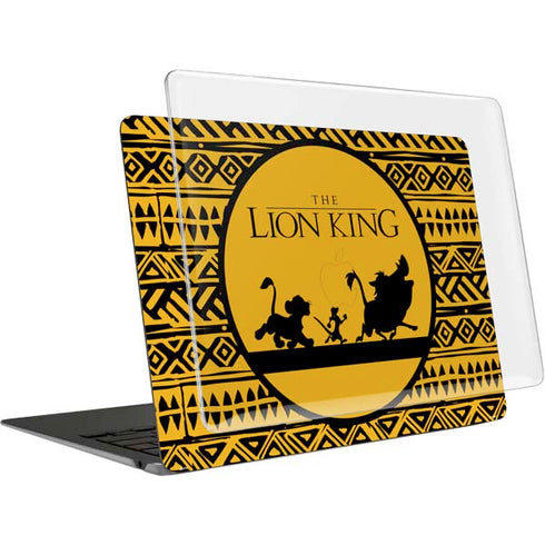 Disney The Lion King Simba Timon and Pumba Tribal Print MacBook Air 13in (2020) Case plus Skin