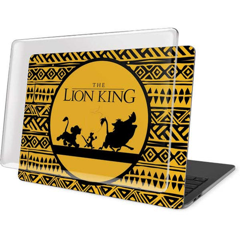 Disney The Lion King Simba Timon and Pumba Tribal Print MacBook Pro 15in (2016-19) Case plus Skin