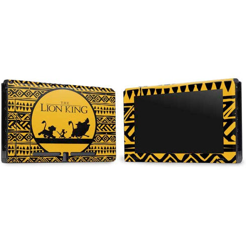 Disney The Lion King Simba Timon and Pumba Tribal Print Nintendo Switch Bundle Skin