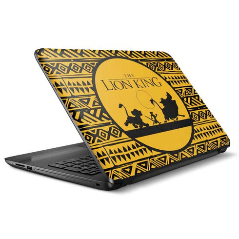 Disney The Lion King Simba Timon and Pumba Tribal Print HP Notebook Skin