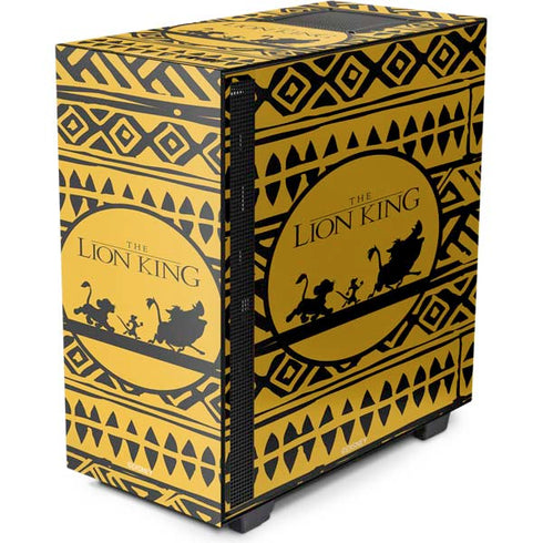 Disney The Lion King Simba Timon and Pumba Tribal Print NZXT H510 Compact ATX Mid-Tower Case Skin