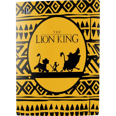 Disney The Lion King Simba Timon and Pumba Tribal Print PS5 Digital Edition Bundle Skin