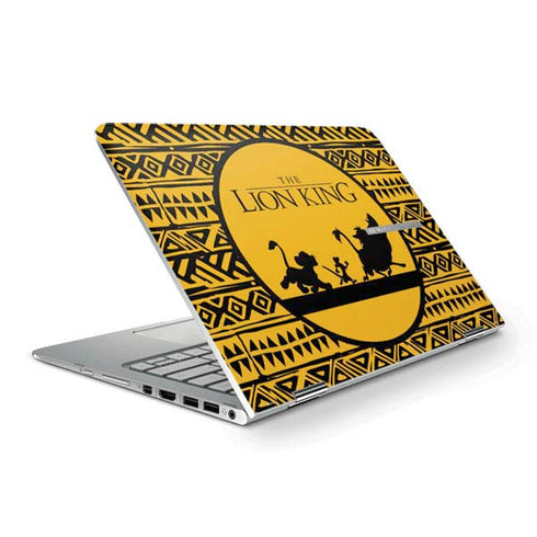 Disney The Lion King Simba Timon and Pumba Tribal Print HP Spectre Skin