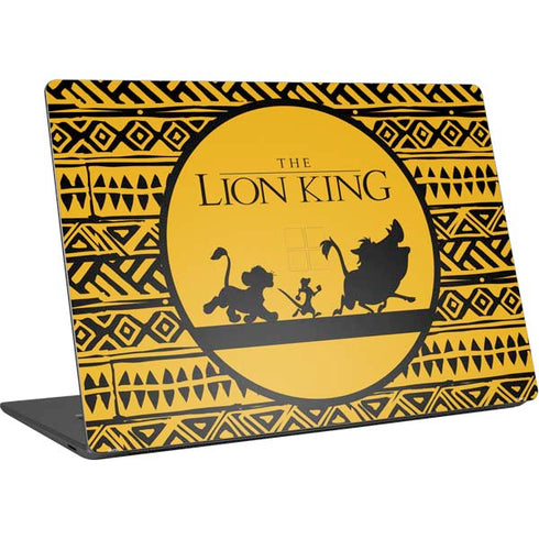 Disney The Lion King Simba Timon and Pumba Tribal Print Surface Laptop 4 15in Skin