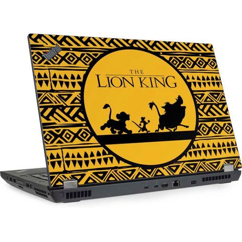 Disney The Lion King Simba Timon and Pumba Tribal Print Lenovo ThinkPad Skin
