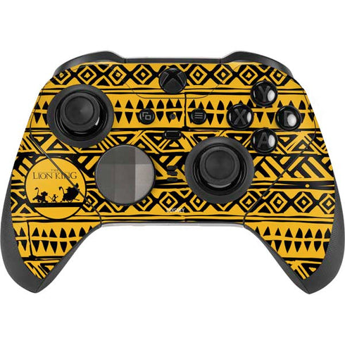Disney The Lion King Simba Timon and Pumba Tribal Print Xbox Elite Wireless Controller Series 2 Skin