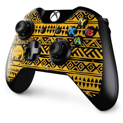 Disney The Lion King Simba Timon and Pumba Tribal Print Xbox One Controller Skin