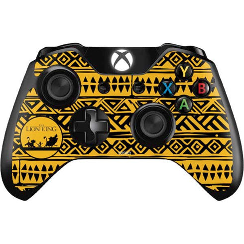 Disney The Lion King Simba Timon and Pumba Tribal Print Xbox One Controller Skin