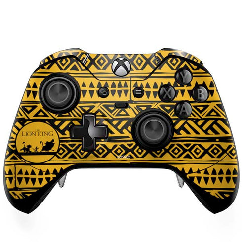 Disney The Lion King Simba Timon and Pumba Tribal Print Xbox One Elite Controller Skin