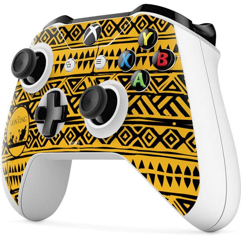 Disney The Lion King Simba Timon and Pumba Tribal Print Xbox One S All-Digital Edition Bundle Skin