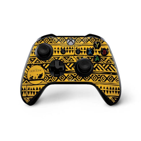 Disney The Lion King Simba Timon and Pumba Tribal Print Xbox One X Controller Skin