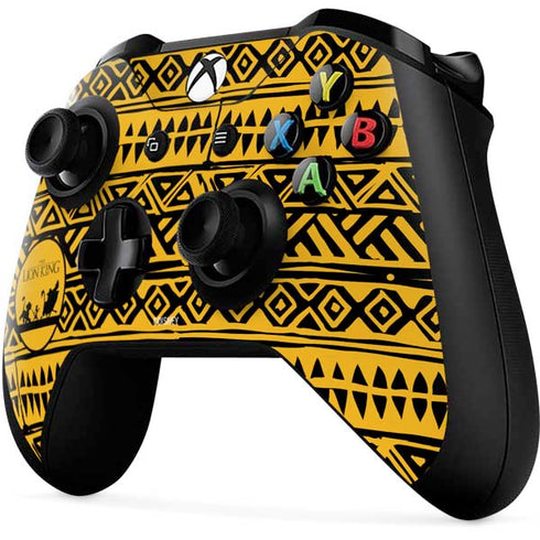 Disney The Lion King Simba Timon and Pumba Tribal Print Xbox One X Controller Skin