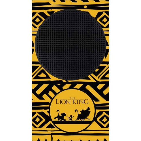 Disney The Lion King Simba Timon and Pumba Tribal Print Xbox Series S Skins