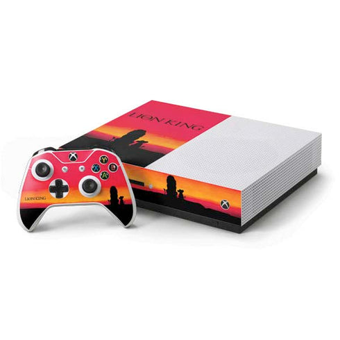 Disney The Lion King Movie Poster Art Xbox One S Console and Controller Bundle Skin