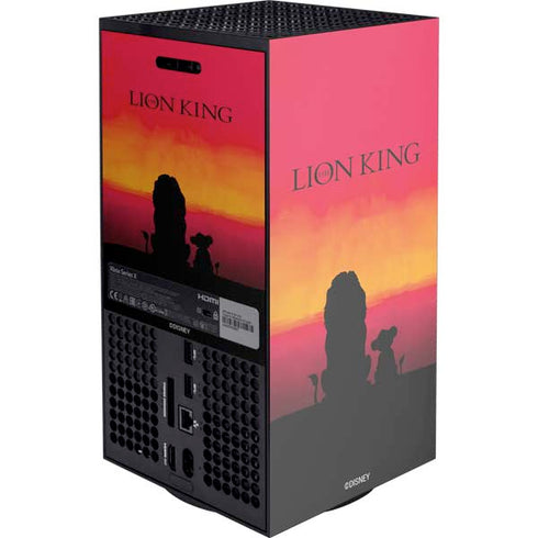 Disney The Lion King Movie Poster Art Xbox Series X Console Skin