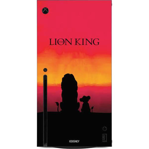 Disney The Lion King Movie Poster Art Xbox Series X Console Skin