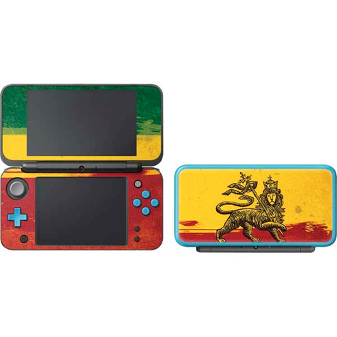 The Lion of Judah Rasta Flag Nintendo 2DS XL (2017) Skin