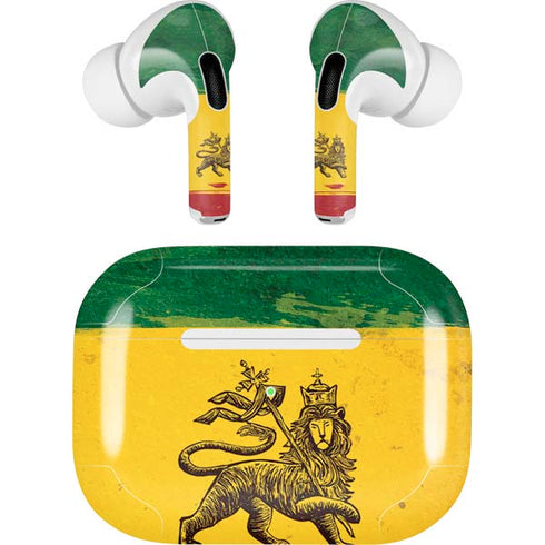 The Lion of Judah Rasta Flag AirPods Pro 2nd Gen Skin