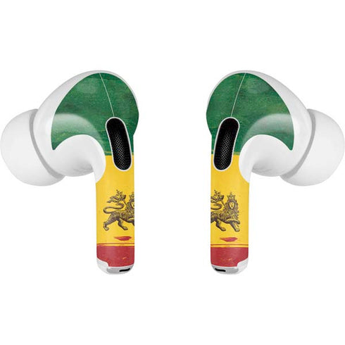 The Lion of Judah Rasta Flag AirPods Pro 2nd Gen Skin