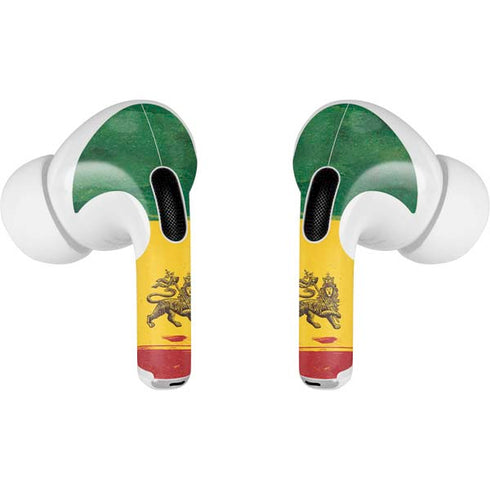 The Lion of Judah Rasta Flag Apple AirPods Pro Skin