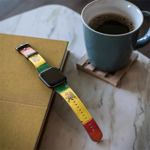 The Lion of Judah Rasta Flag Apple Watch Band 38-40mm