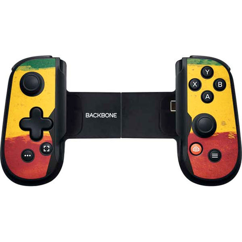 The Lion of Judah Rasta Flag Backbone One for iPhone Game Controller Skin