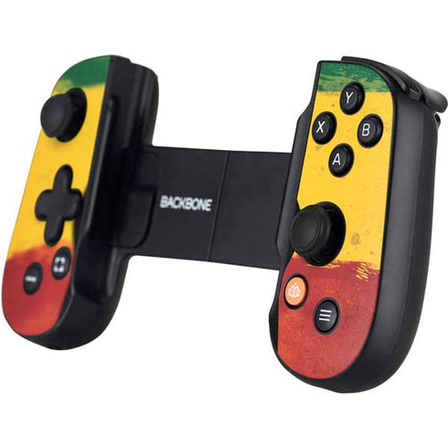 The Lion of Judah Rasta Flag Backbone One for iPhone Game Controller Skin