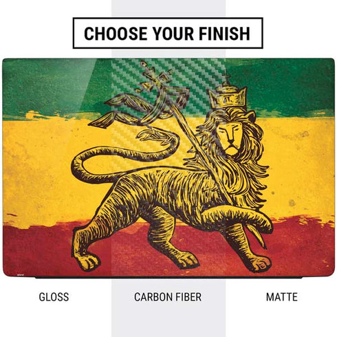The Lion of Judah Rasta Flag Dell Vostro Skin
