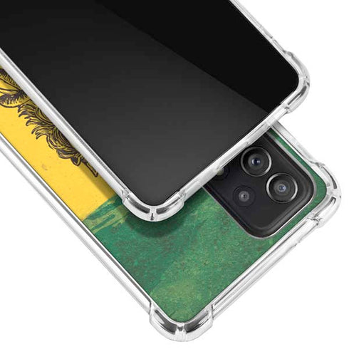 The Lion of Judah Rasta Flag Galaxy A52 5G Clear Case