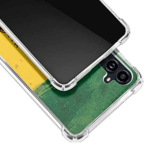 The Lion of Judah Rasta Flag Galaxy A54 5G Clear Case