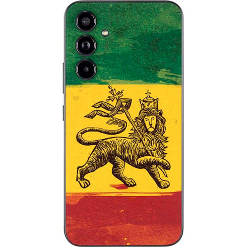 The Lion of Judah Rasta Flag Galaxy A54 5G Skin