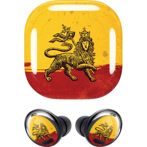 The Lion of Judah Rasta Flag Galaxy Buds Pro Skin