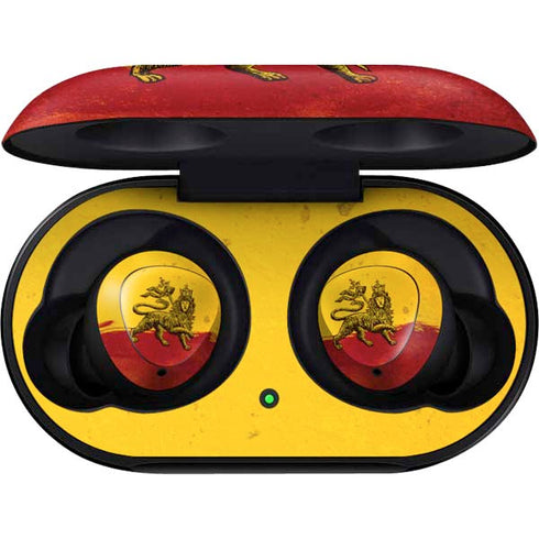 The Lion of Judah Rasta Flag Galaxy Buds Skin