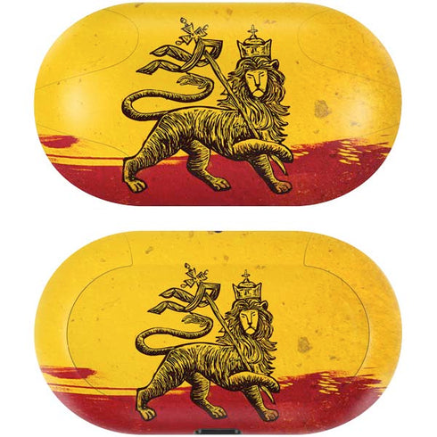 The Lion of Judah Rasta Flag Galaxy Buds Skin