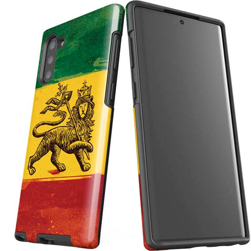 The Lion of Judah Rasta Flag Galaxy Note 10 Pro Case