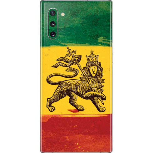 The Lion of Judah Rasta Flag Galaxy Note 10 Skin