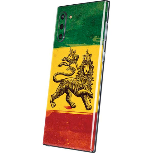 The Lion of Judah Rasta Flag Galaxy Note 10 Skin
