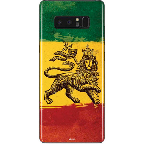 The Lion of Judah Rasta Flag Galaxy Note 8 Skin