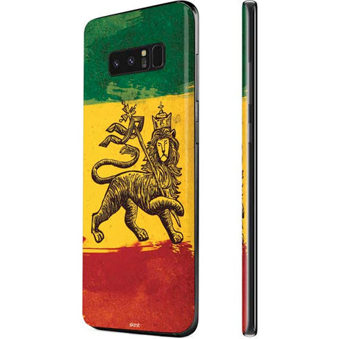The Lion of Judah Rasta Flag Galaxy Note 8 Skin